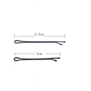 Invisible Straight Waved Hair Clip Flat Top Bobby Pin Grip Waved Bobby Pin