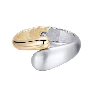 Irregular 18K Gold Snake Bangles Fashion Simple Open Cuff Bracelet for Women Jewelry Gift