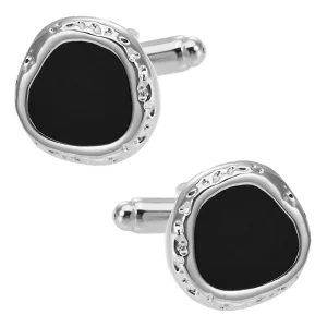 Irregular Agate Stone Elegant Cufflinks Custom Mens Suit Shirt Fashion Accessory Wedding Tuxedo Trendy Jewelry Gift