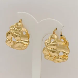 Irregular Skeleton Shape Earrings for Women Trendy Hoops Clips Accessories for Wedding Party