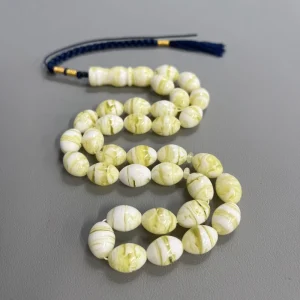 Islamic Prayer Beads 33 Tasbih Acrylic Resin Amber Style Misbaha Muslim Rosary Fashion Beaded Bracelets Bangles Religious Gift