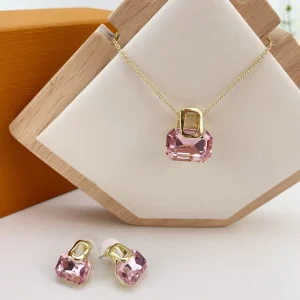 Italian Gold Plated Jewelry Sets for Party Wedding Necklace Earrings Ring Bracelet Gift KY25304