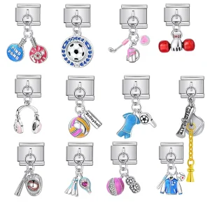 Italian Handmade All Match Fashion Charm Bracelet Creative DIY Pendant Module Personalized Jewelry Accessories