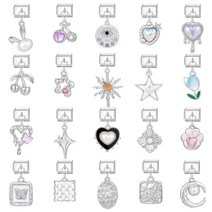 Italian Handmade Retro Craft Bracelet Cross Border Creative DIY Jewelry Modules Fashion Charm Bracelets Pendant Accessory