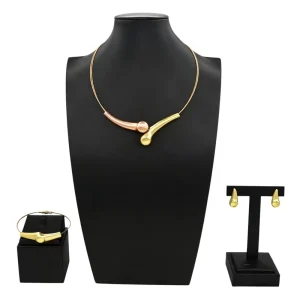 Italian Jewelry Set Alloy Brazilian Jewelry Sets Wedding Party Pendant Necklace Bracelet Earrings Jewelry Set HD2501818