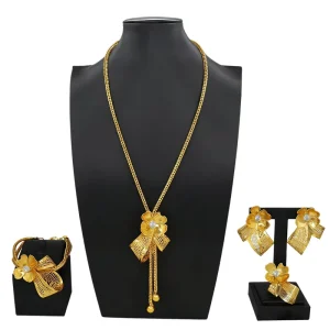 Italian Jewelry Set Alloy Brazilian Jewelry Sets Wedding Party Pendant Necklace Bracelet Ring Earrings Jewelry Set HE2550220