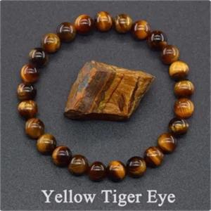 JD GEMS 6-8MM Natural Stone Beaded Bracelets High Quality Fashion Crystal Popular Beaded Bracelets