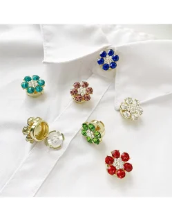 JFRB062 Enamel Clothing Buttons Cufflink Covers Garment Accessories