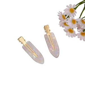 Japanese Korean Style Seamless Crystal Hair Clip for Women’s Bangs & Flyaway Hair Internet Trendy Ombre Color Accessory