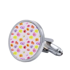 Jewelry Decoration Wear Cufflink Sublimation Metal Blank Cufflinks 1 Pair