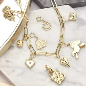 Jewelry Fashion Style Gold Pendant Accessories 18K Pure Gold DIY Pendants and Various Pendant Accessories