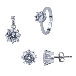 Jewelry Morocco 925 Sterling Silver Fashion Bridal Jewelry Set