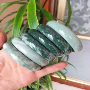 Jewelry Real Green Natural Jade Bangle