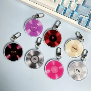 Jungkook Jimin World Tour Album ARIRANG Digital Photo Acrylic Keychain Taehyung Suga J-Hope Jin RM Fans Souvenir