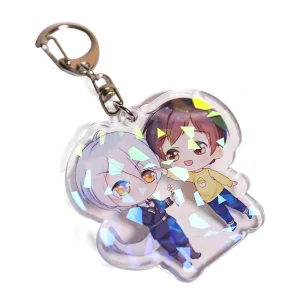 Key Chain Supplies Anime Key Ring Promotional Plastic Accessories Logo Lanyards Cartoon Diamond Key Chains Custom