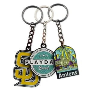 Keychain China Supplier Custom Shape Souvenir Custom Made Enamel Round Shapesd Metal Keychain