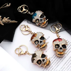 Keychains Fashion Luxury Zinc Alloy Rhinestone Lightweight Keychain Pendant