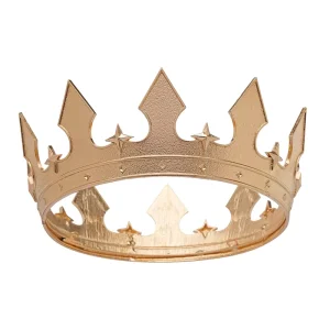 King Crown Metal Crown Party Hair Accessory Round Crown
