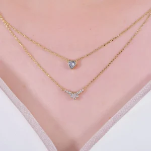 Kirin Zircon Chain Necklace Fine Pendant Fashion Jewelry for Woman Daily Use