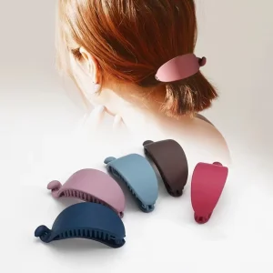 Korea Style New Candy Color Hair Claw Accessories Medium Banana Clip Vertical Matte Hair Claw Clips for Women