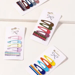 Korean Fashion Matte Plastic Hair Clip Sets Women INS Hair Accessories New Arrival Hair Clips for Girls