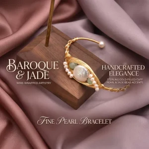Korean Fashion Pearl Bracelet Elastic Stretch Beaded Irregular Baroque Cute Young Women Jewelry Pearl Bracelet