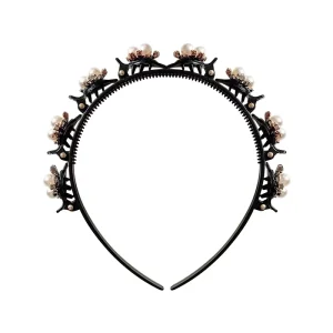 Korean Fashion Women Broken Bangs Hairbands Braided Hair Clip Headband Hair Band Wedding Hair Accessories