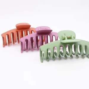 Korean Fashion Women Hair Accessories Clips Set Large Plastic Hair Claw Clips
