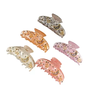 Korean Style European and American Fashion High end Retro Fabric Hair Claws for Women