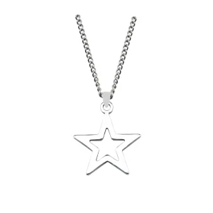 Korean Style Fashion Star Pendant Necklace Punk Aesthetic Women’s Jewelry Gothic Jewelry Y2K Grunge Rock Accessories