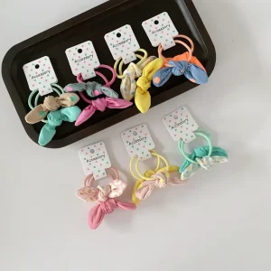 Korean Version New Polka Dot Bow Girl’s Simple Headband Accessory