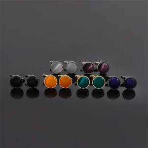 Korean Vintage Fashion Electroplating Cufflinks Business Mens Fashion Accessories Cufflinks for Men Gift Items