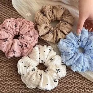 Korean Women’s High end Hair Loop with Rhinestone Lace Lace Lace and Large Intestine Headband