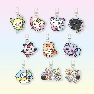 Kpop Ateez Aniteez Mighteez Cartoon Keychain Cute Car Keyring Mingyo Saniyo Kkamyo Ddeongyo Hongyo Fans Collection Bag Charms