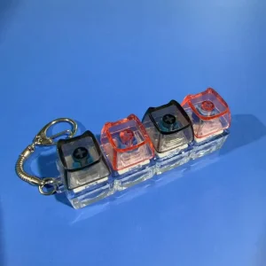 LED Clicker Toy Keyboard Button Keychain Fidget Toy Giveaway