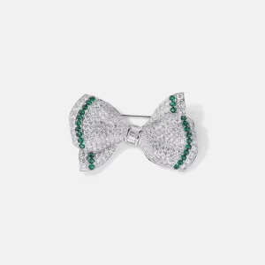 LEPAI Fashion Jewelry Brooches Brooches Luxury Women Designer Brooches Green Bow Premium Brooch