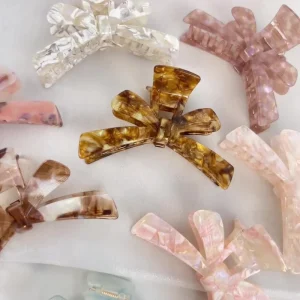 LRTOU Fashion Women Hair Accessories Sweet Bow Cute French Style Hair Clips Hair Claw for Girls