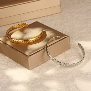 LT MS 559 18K Gold plated Stainless Steel Bracelet