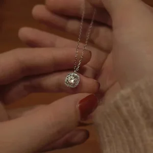 Lab Grown Diamond Necklace for Women