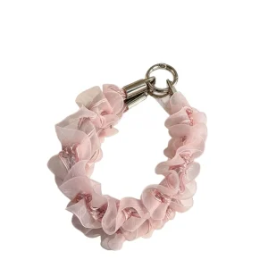 Lace Ruffle Phone case Charm Keychain Unisex Wrist Strap Scrunchie Phone Chain