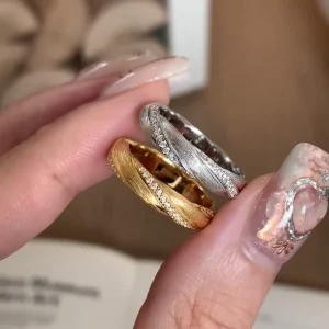 Ladies’ Fashion Ring New Style Elegant Retro Exquisite Light Luxury High End Personalized Trendy Ring Versatile and Stylish