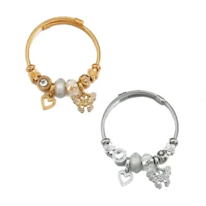 Ladies Pendant Jewelry Stylish Crystal Beaded Charm Bracelet Fashion Bracelets