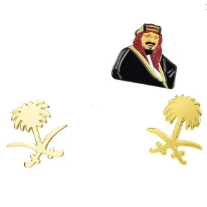 Lapel Pins and Brooches for Fashion Savvy Men and Women Custom Metal Badges for Middle East Saudi National Day