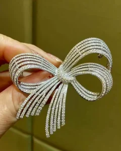 Large Brooches Women Crystal Rhinestone Wedding Brooch Fine Jewelry Brooches