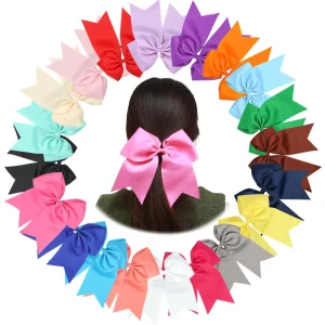 Large Grosgrain Ribbon Baby for Tail Hair Bows for Girls High quality Fashion Party Accessory