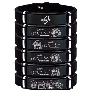 Laser Carving Message Silicone Bracelet for Women