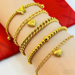 Lasted XUPING Jewelry Professional Manufacturers Bracelets Trendy 24K Gold Plated Gorgeous Anklet Bracelet Fashion Jewelry