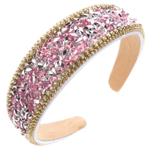 Latest Baroque Diamond Hair Band Female Shiny Diamond Crystal Hair Band French Temperament Elegant Hair Accessories