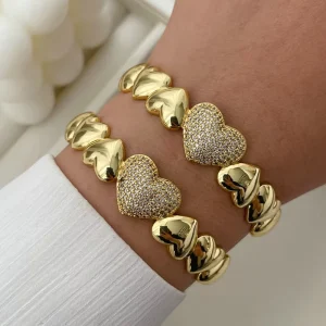 Latest Fashion Trend Stylish Heart Bracelet