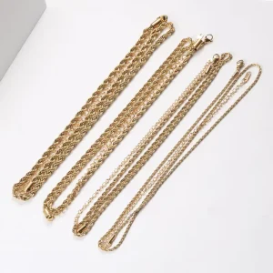 Layered Body Chain Chest Accessory Hypoallergenic Twisted Chain for Women Girls